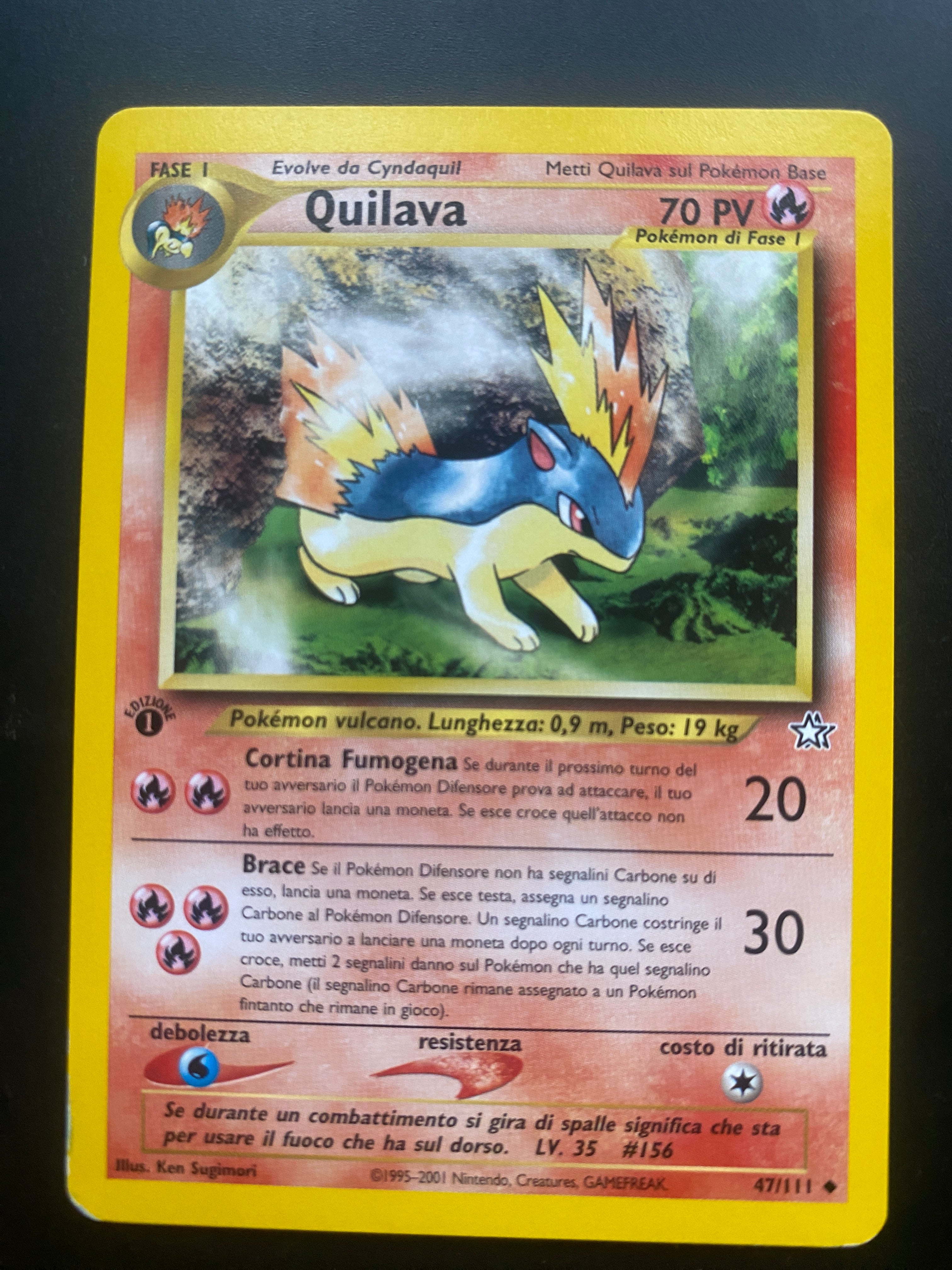 Quilava 1a Edizione ITA EX Neo Genesis