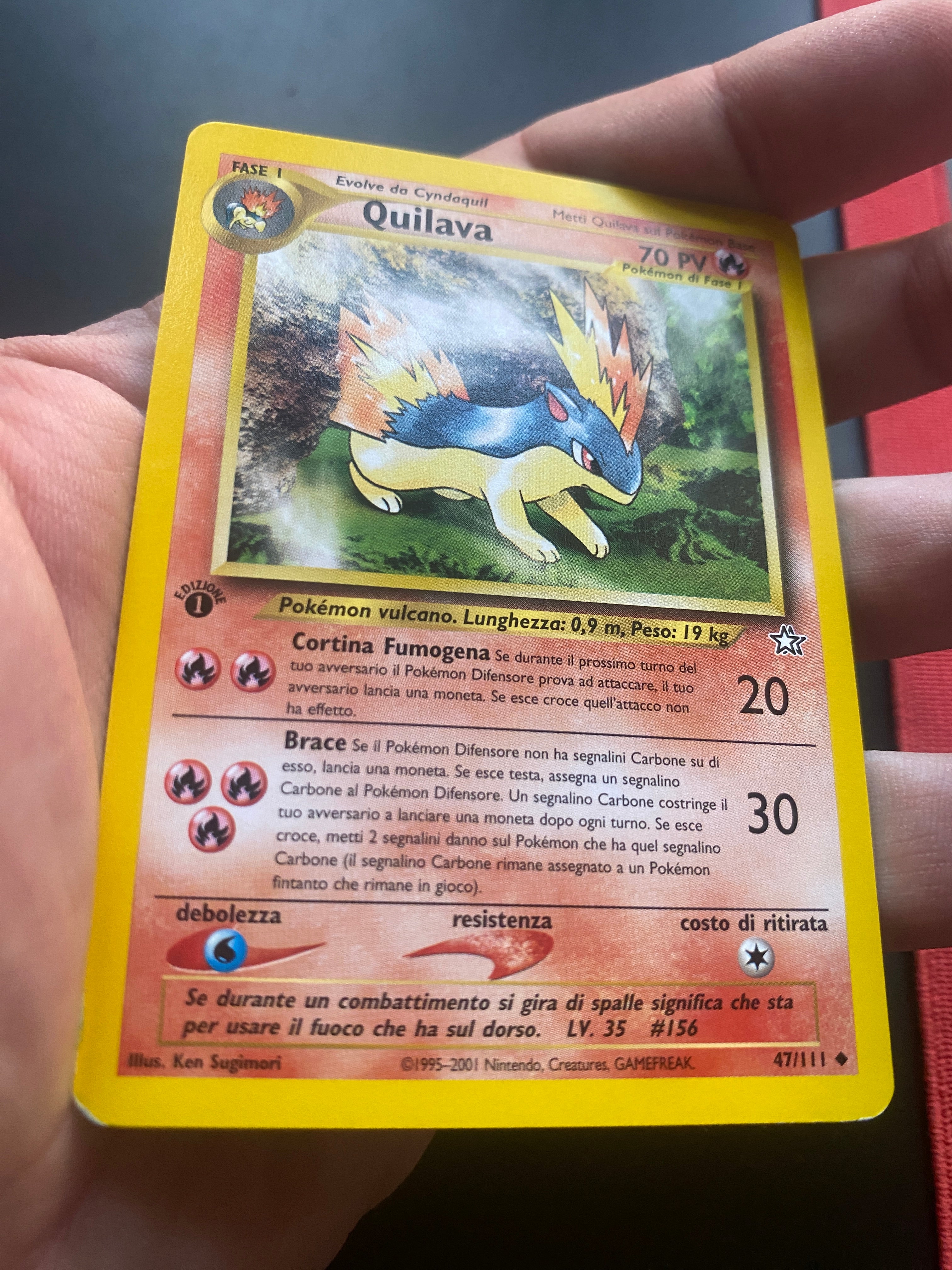 Quilava 1a Edizione ITA EX Neo Genesis