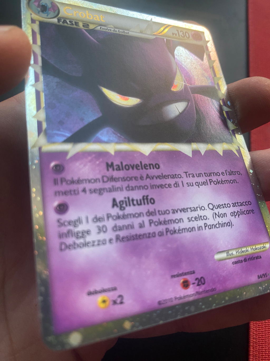 Crobat Prime ITA EX+ HeartGold SoulSilver