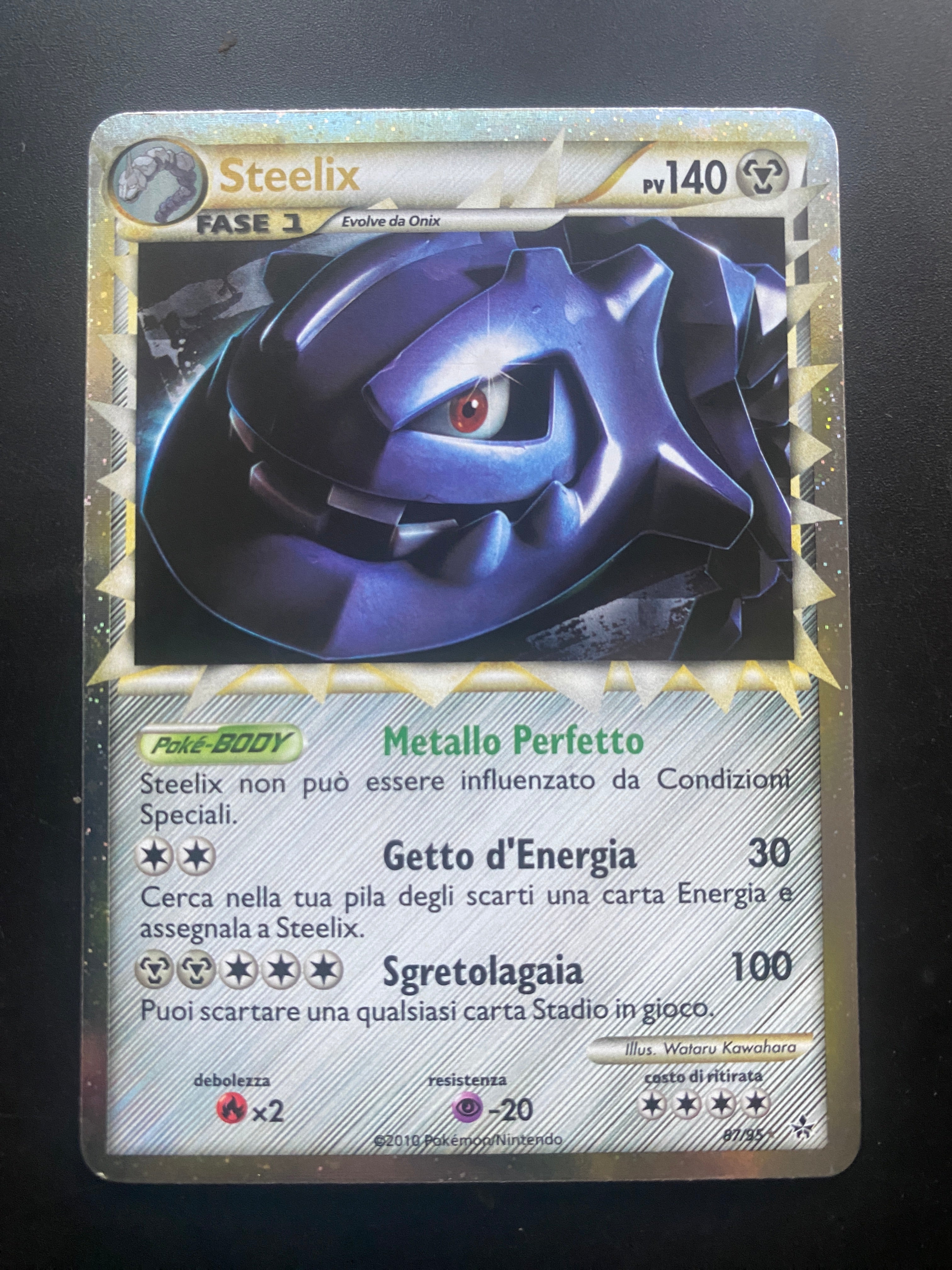 Steelix Prime Holo EX HeartGold SoulSilver
