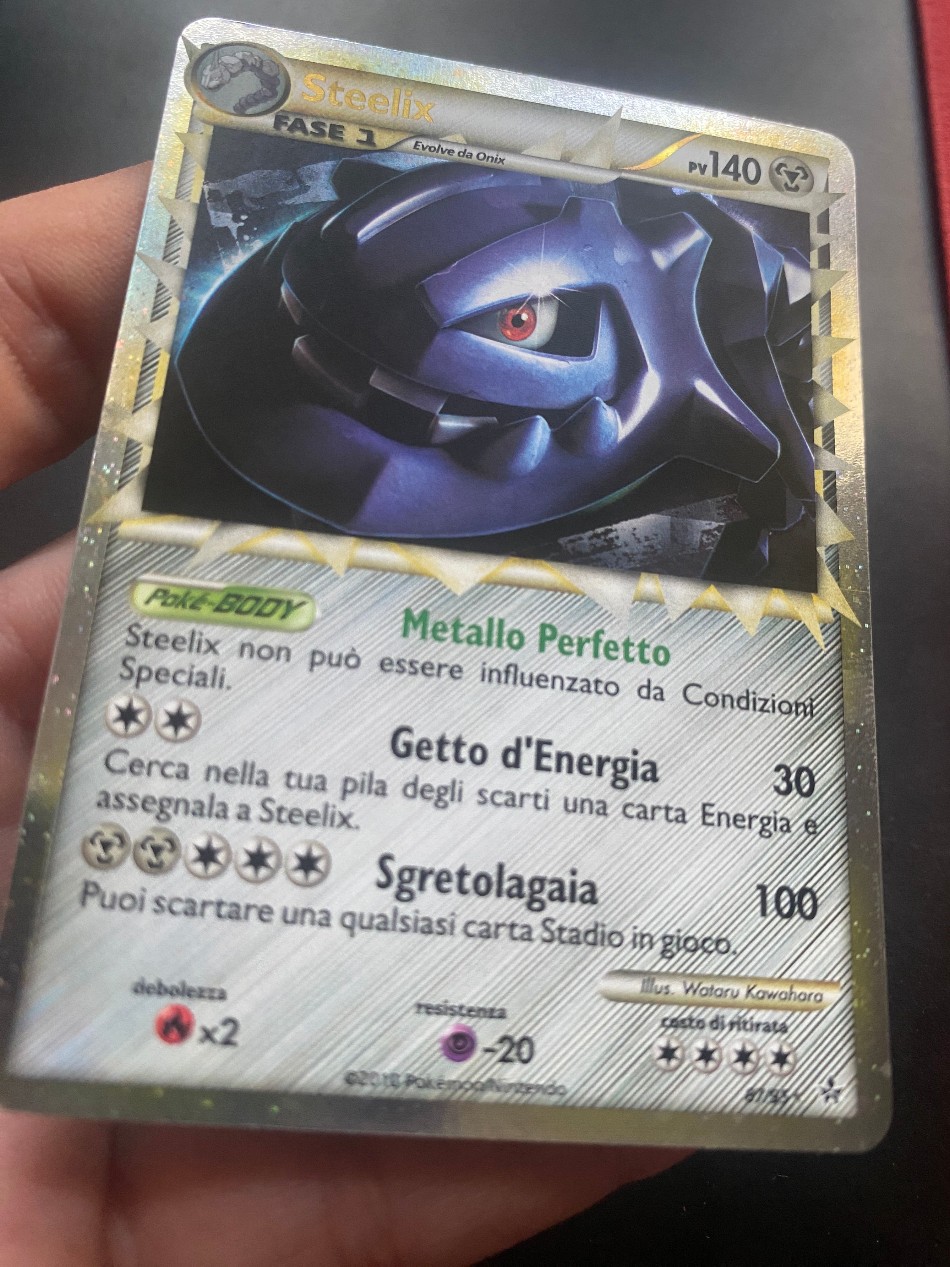 Steelix Prime Holo EX HeartGold SoulSilver