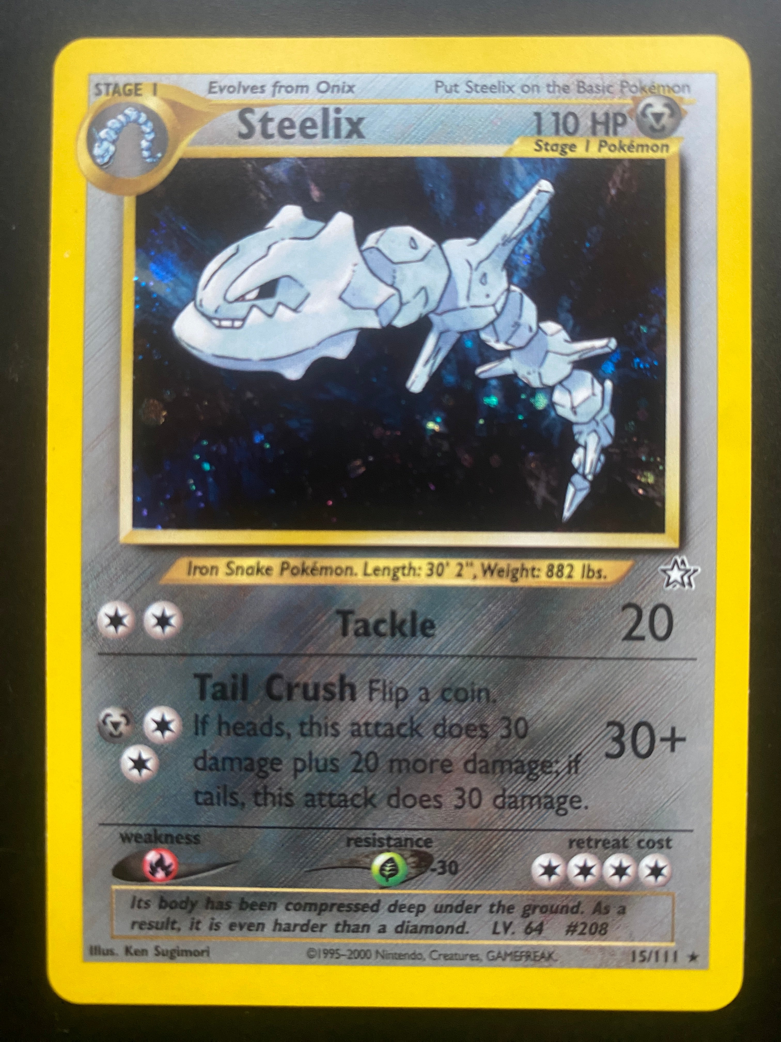 Steelix Holo ENG EX Neo Genesis
