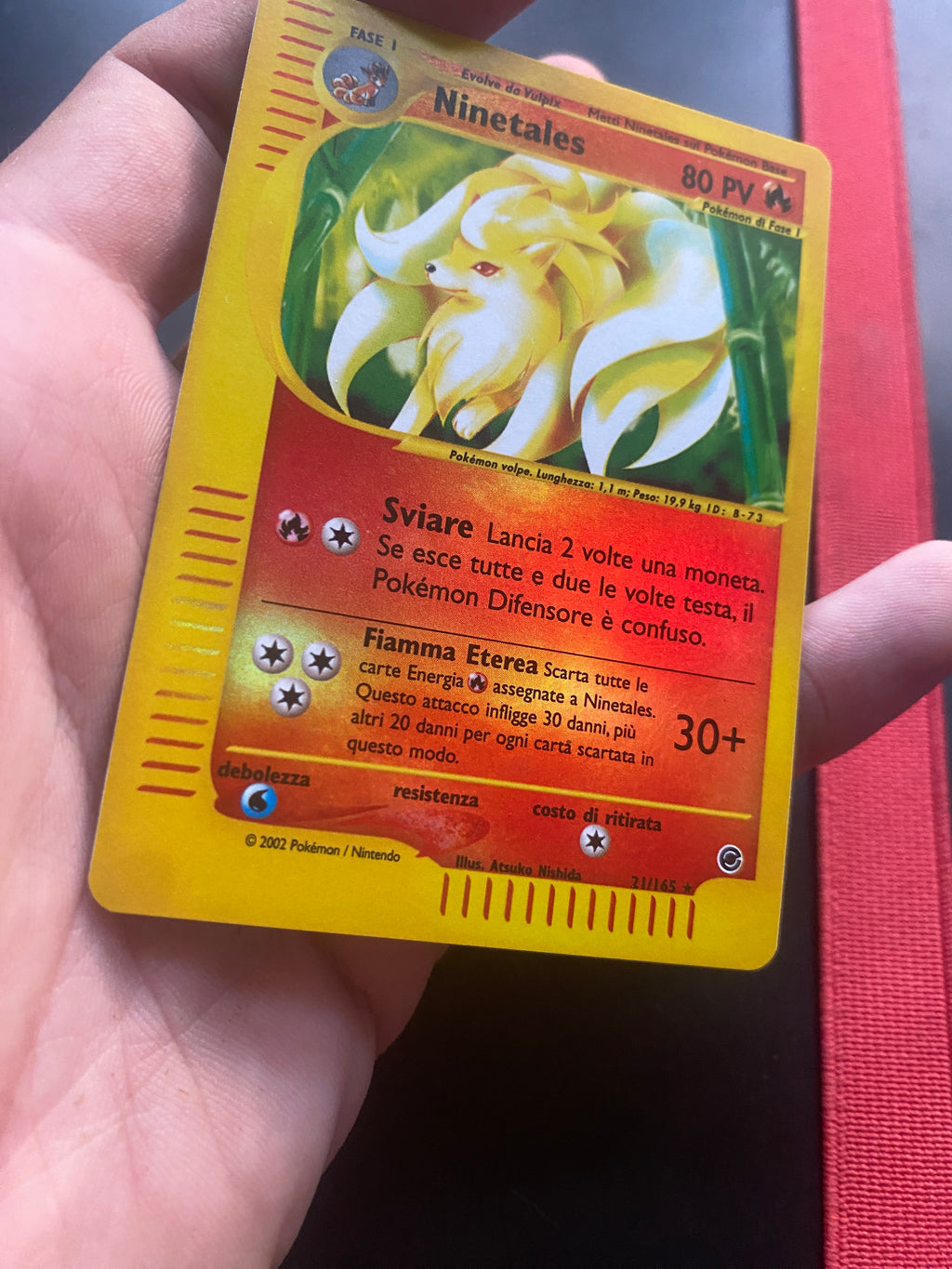 Ninetales Reverse Holo ITA EX+