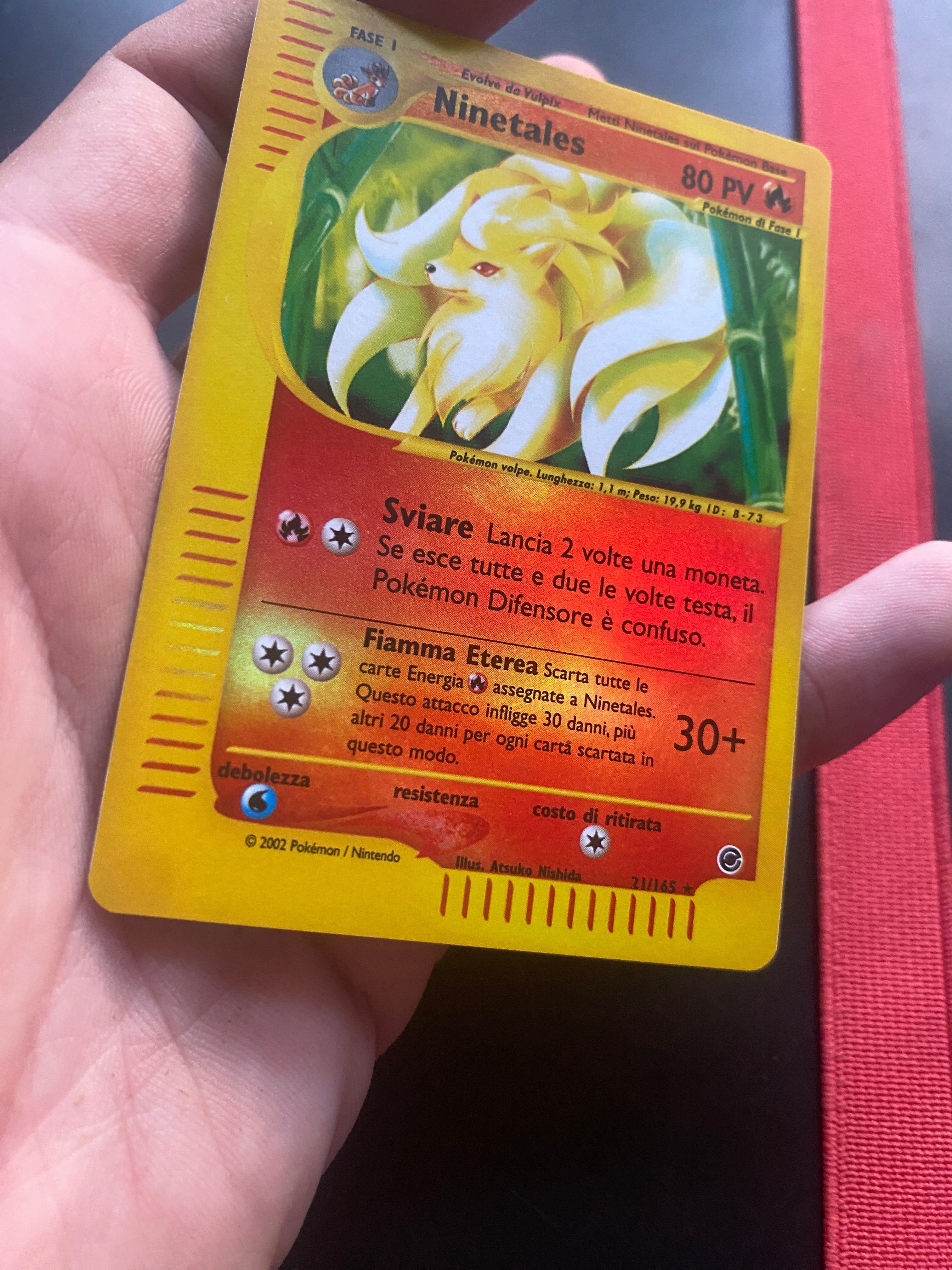 Ninetales Reverse Holo ITA EX+