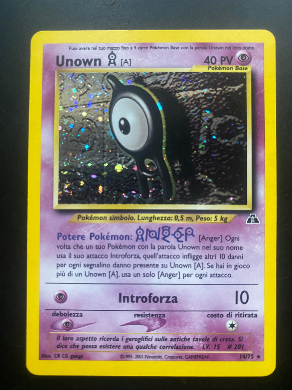 Unown ITA EX+ Neo Discovery