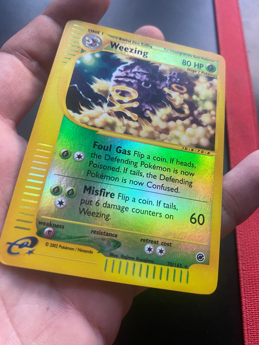 Weezing ENG E-Series Reverse Holo EX+
