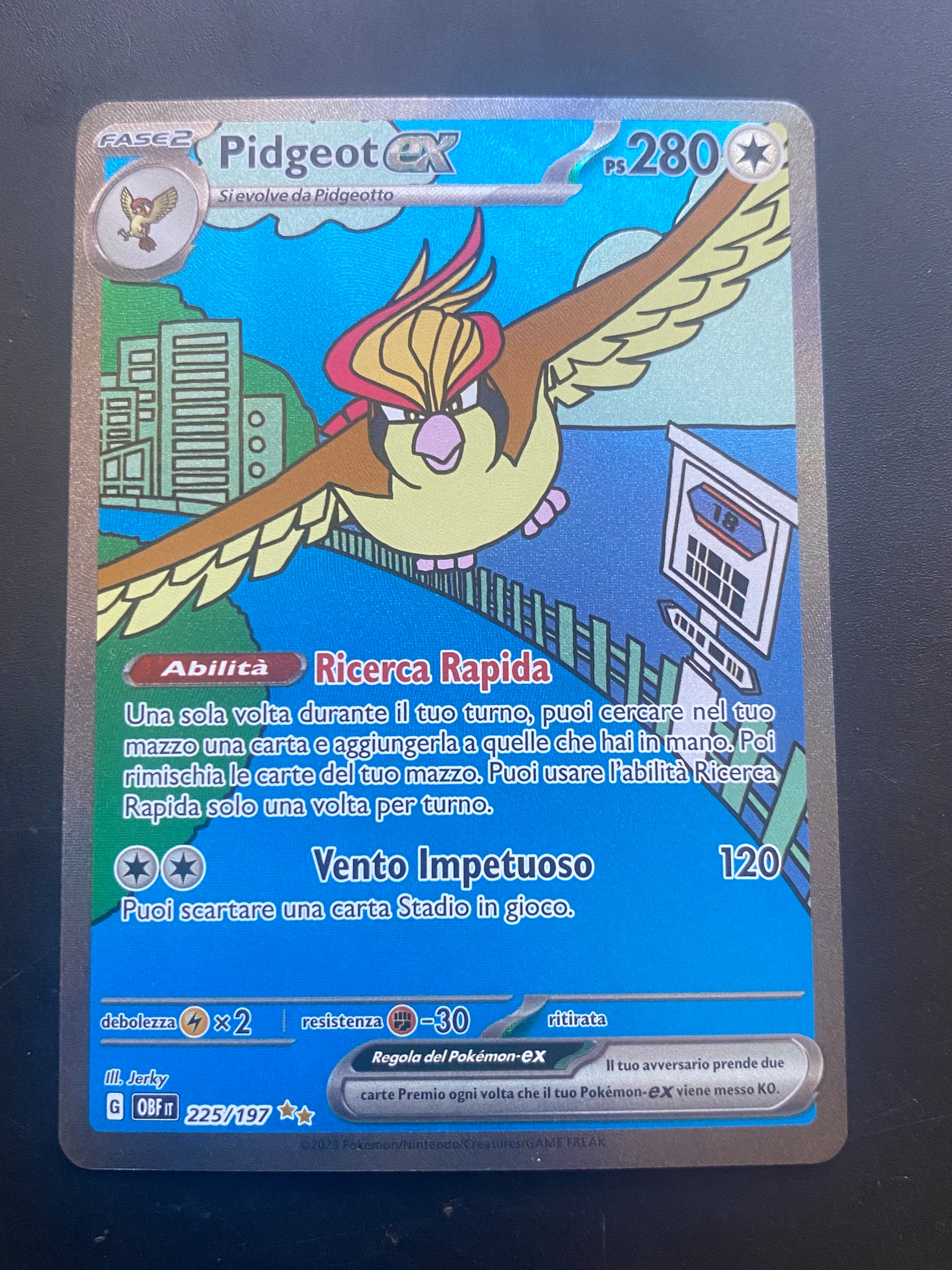 PIDGEOT EX ITA 225/197 NM