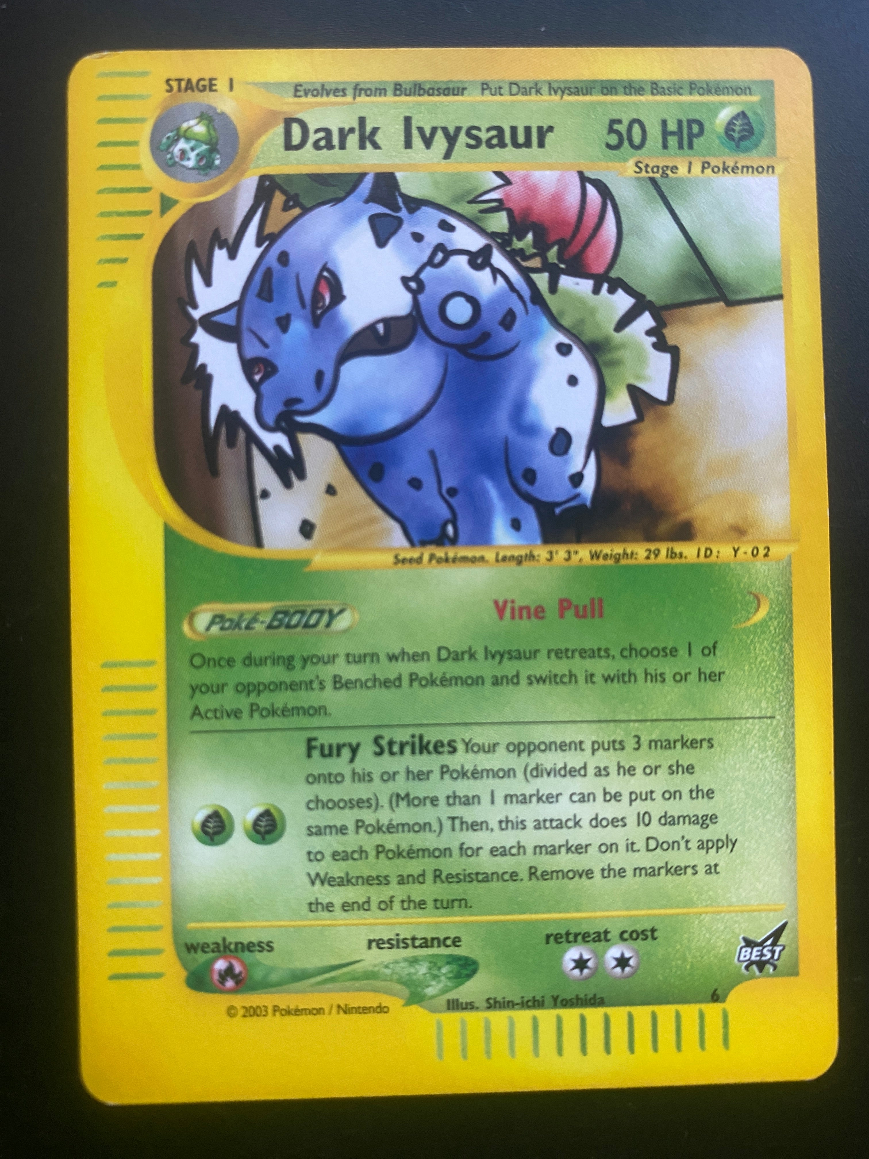 DARK IVYSAUR BEST 6 GOOD