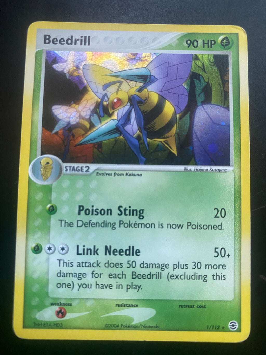 BEEDRIL 1/123 ENG HOLO EX