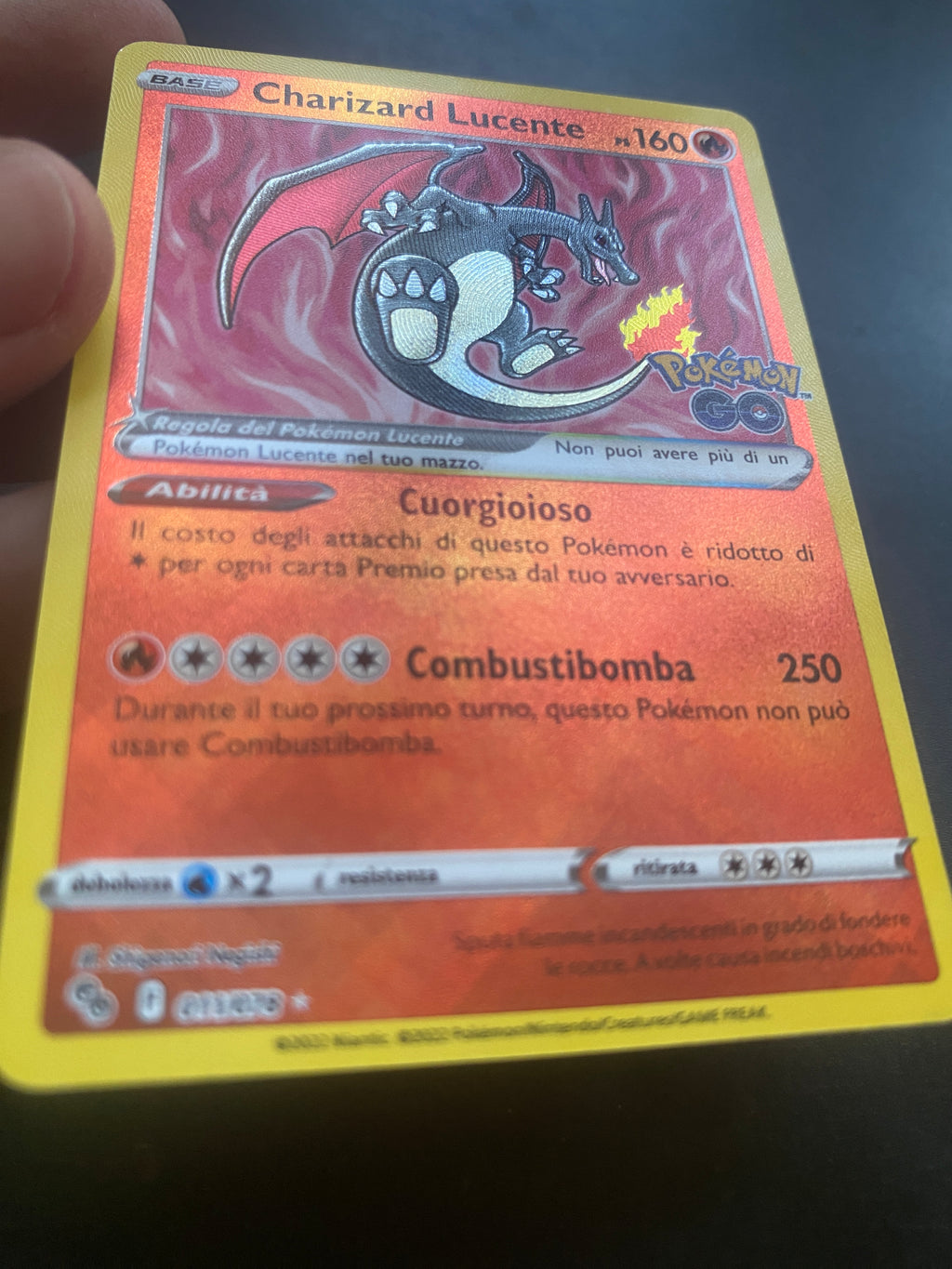 CHARIZARD LUCENTE  NM ITA
