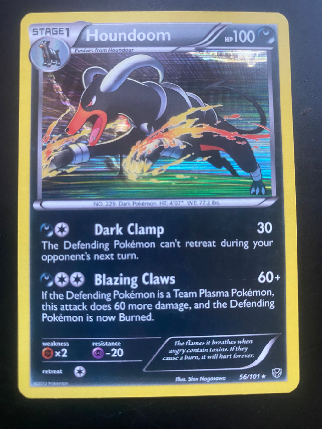 HOUNDOOM HOLO ENG 56/101 EX