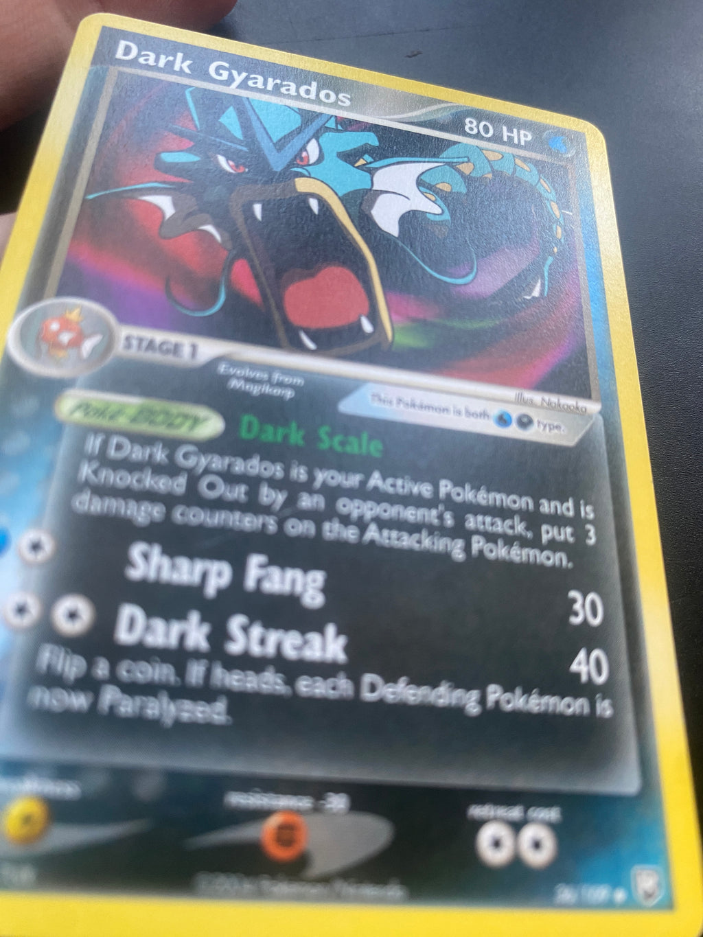 DARK GYARADOS 36/109  ENG EX