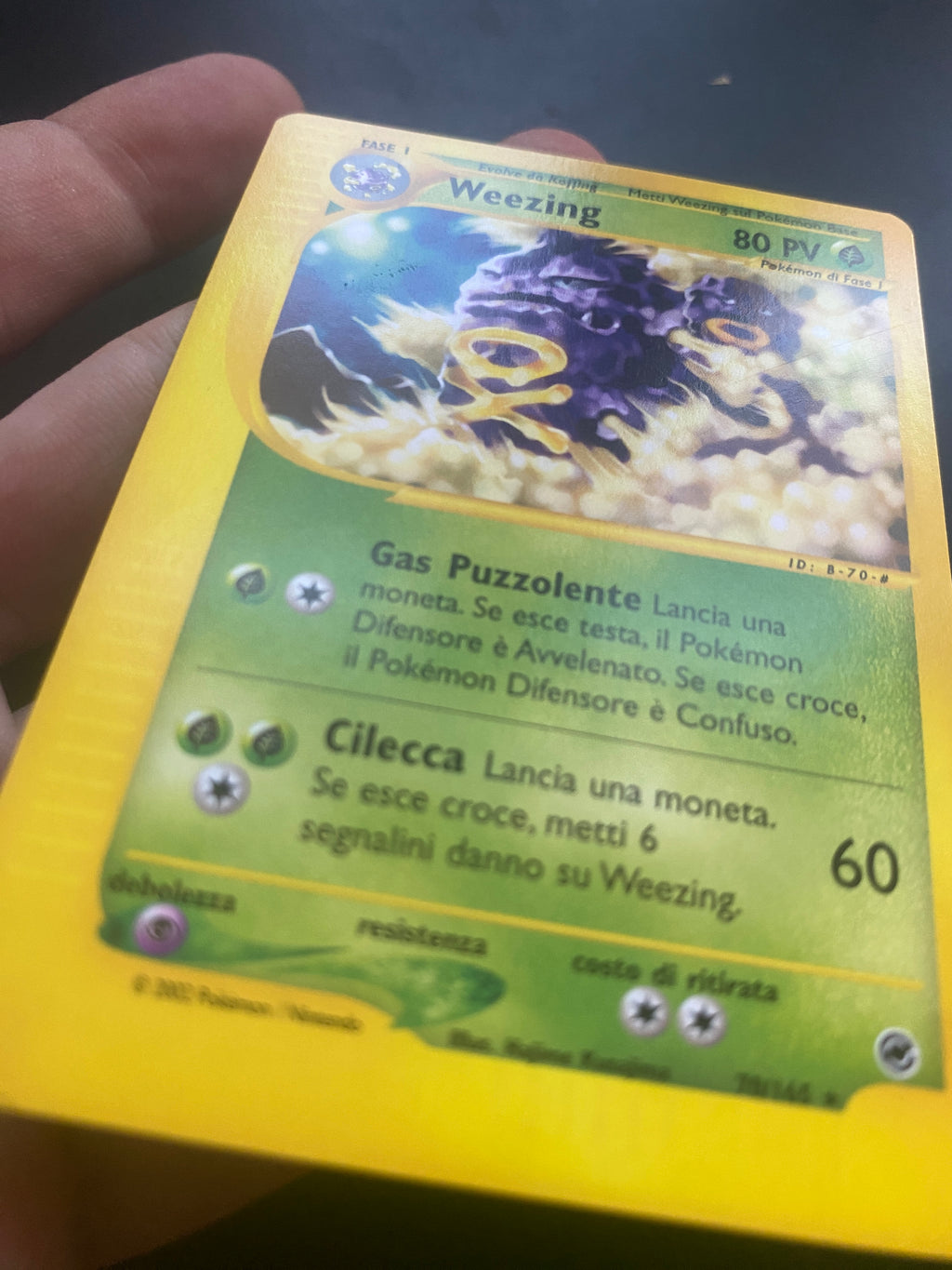 WEEZING NO HOLO ITA GOOD