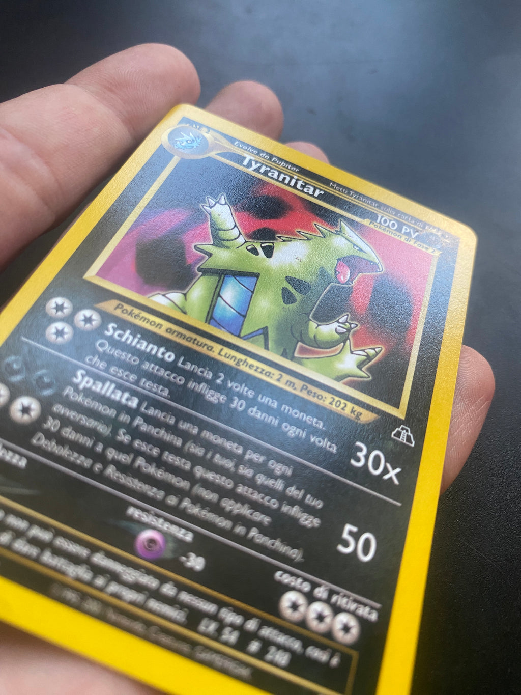 TYRANITAR NO HOLO 31/75 ITA EX