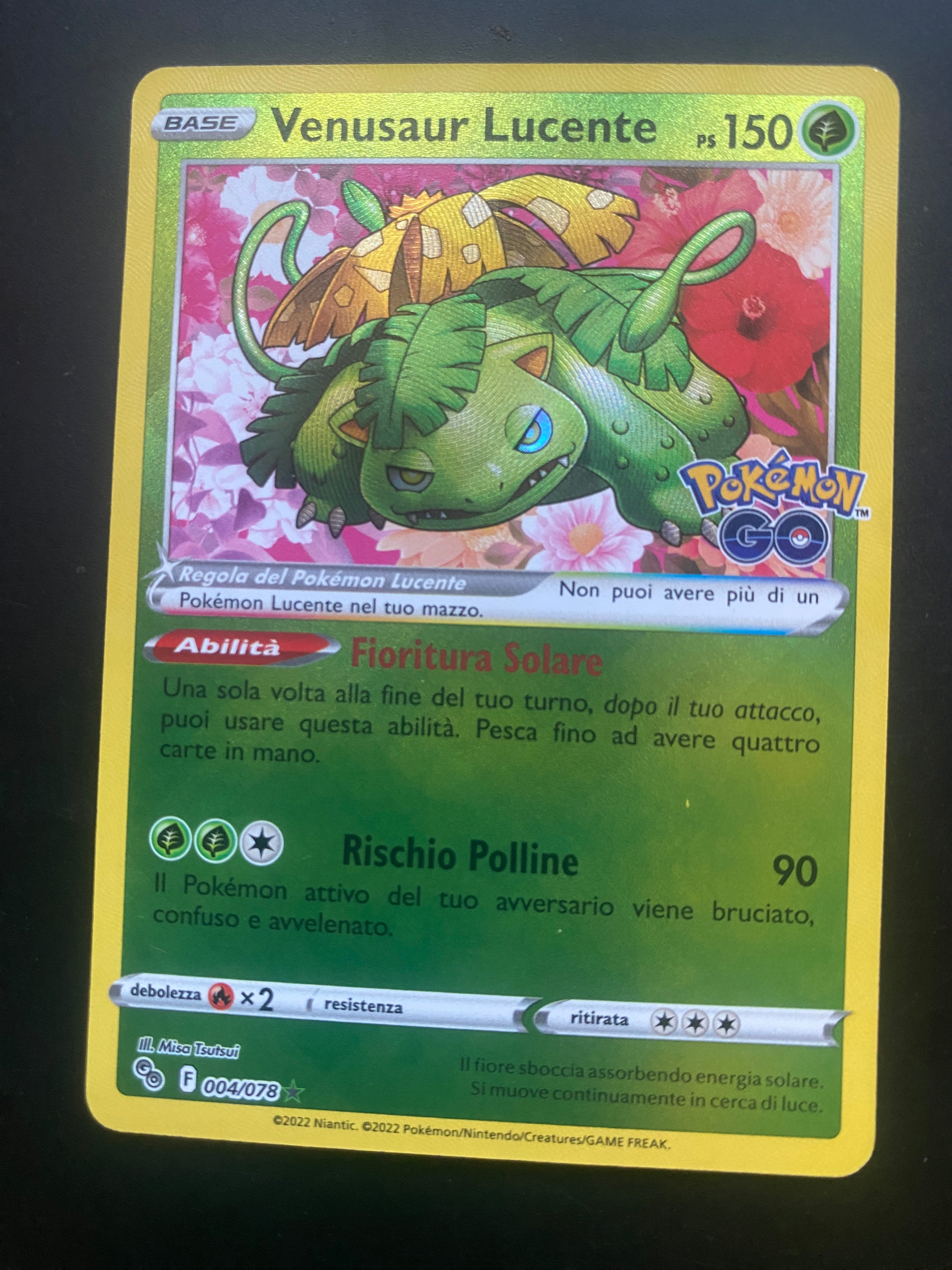 VENUSAUR LUCENTE NM ITA