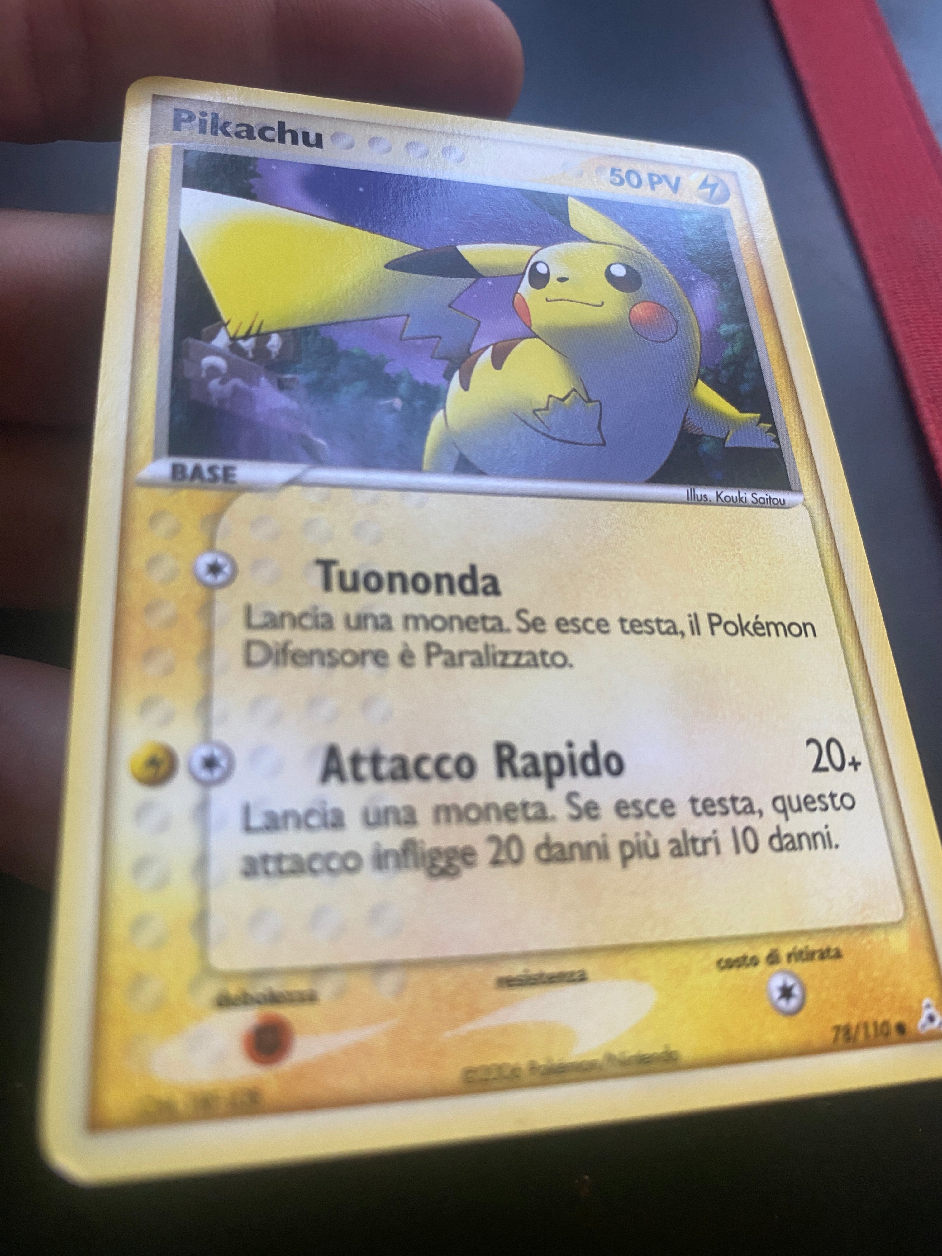 PIKACHU 78/110 ITA EX