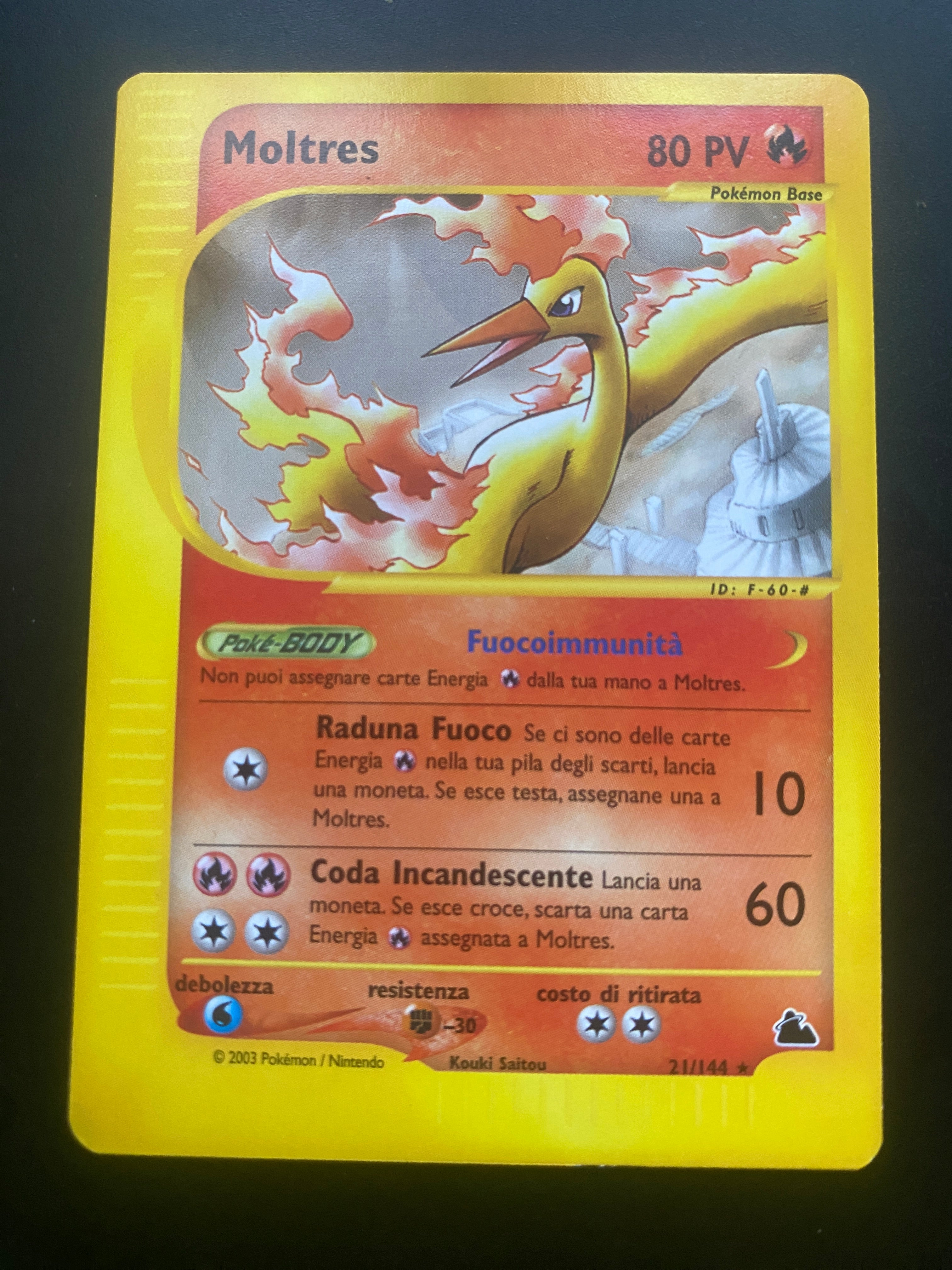 MOLTRES NO OLO SKYDRIGE EX