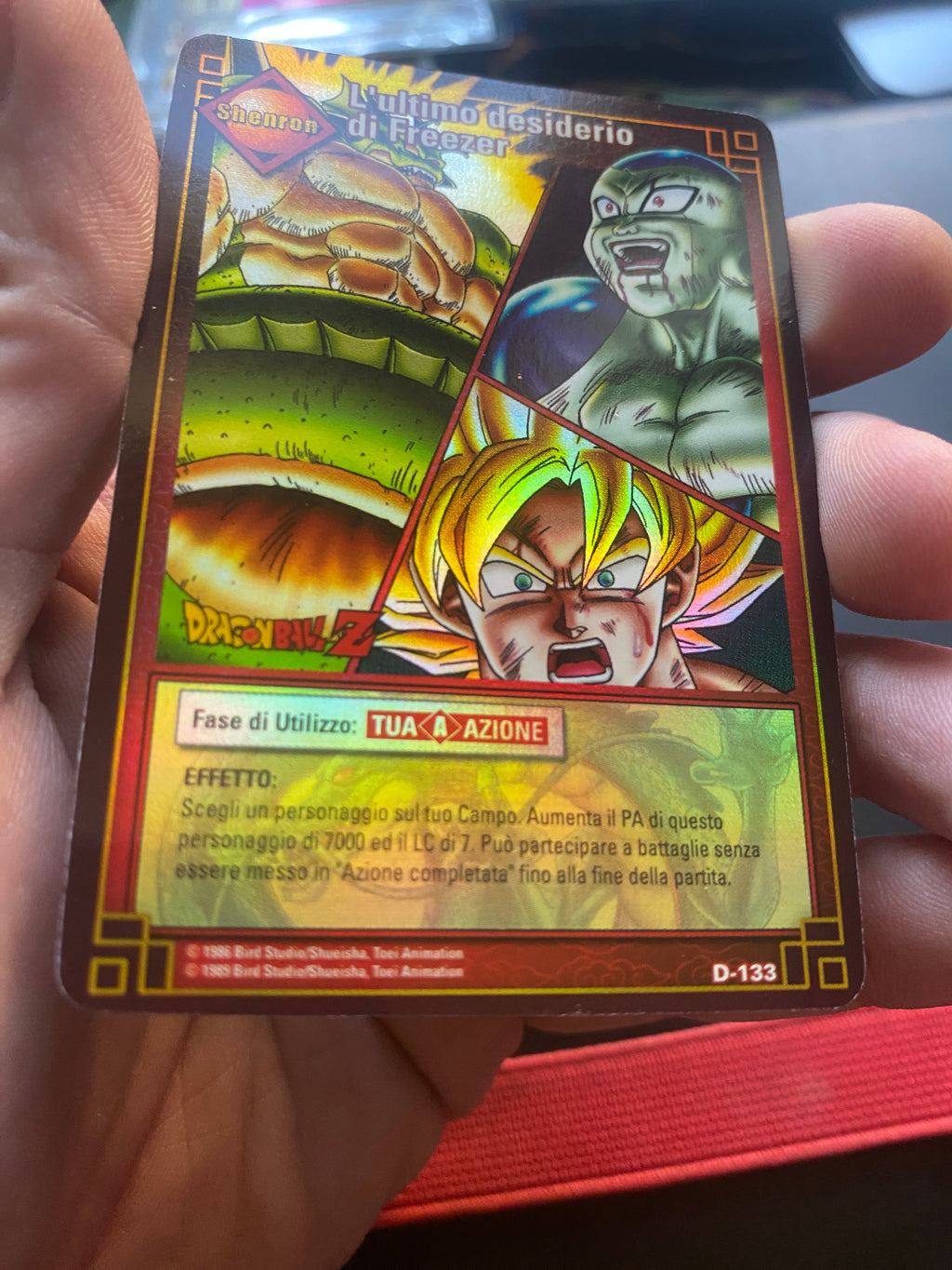 DRAGON BALL SERIE 1 L'ULTIMO DESIDERIO DI FREEZER ITA NM