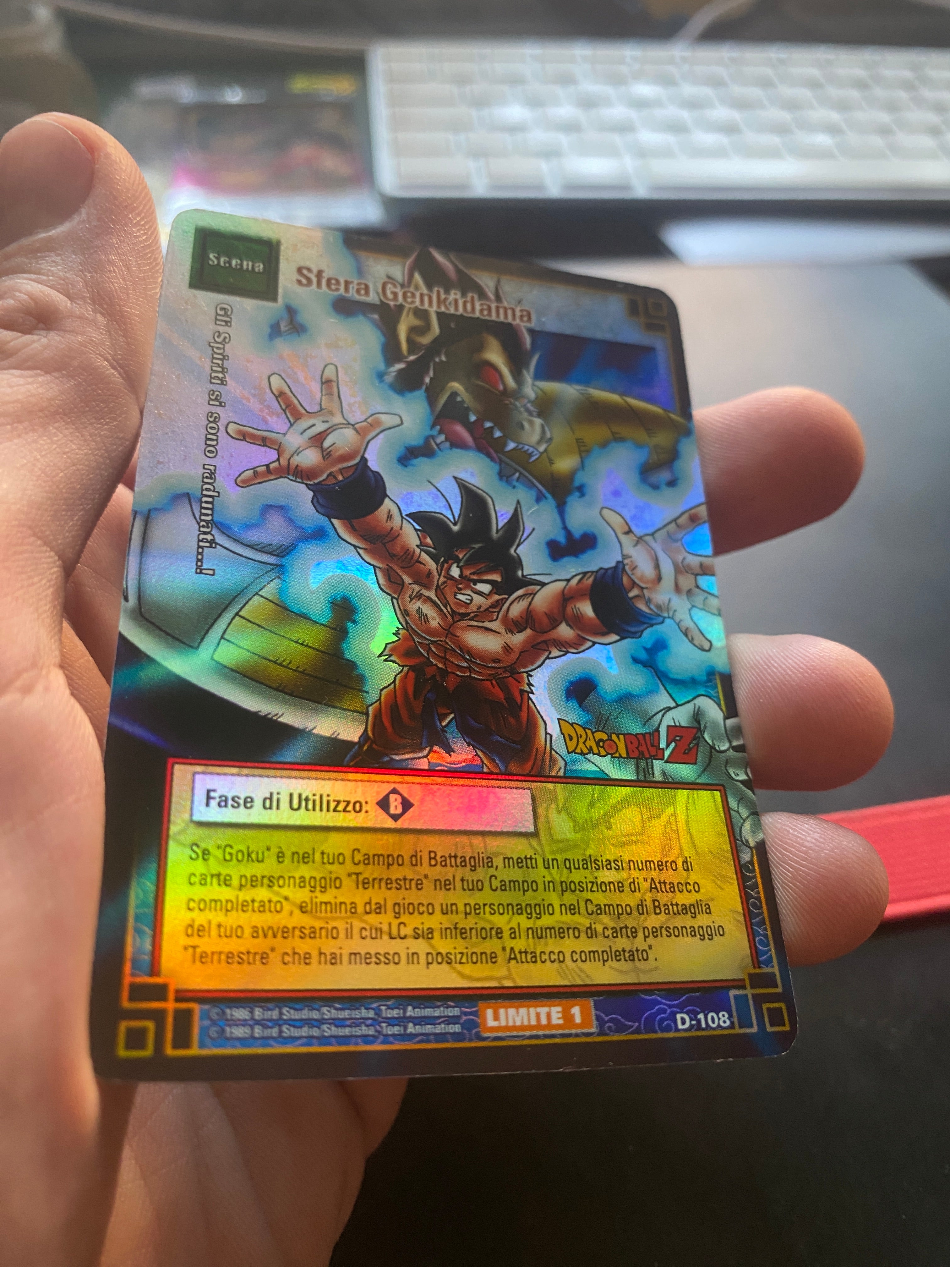 DRAGON BALL SERIE 1 SFERA GENKIDAMA ITA NM