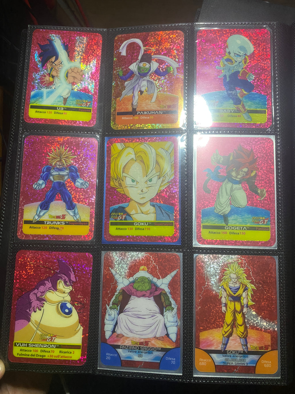 LOTTO DRAGON BALL LAMINCARD NM ITA
