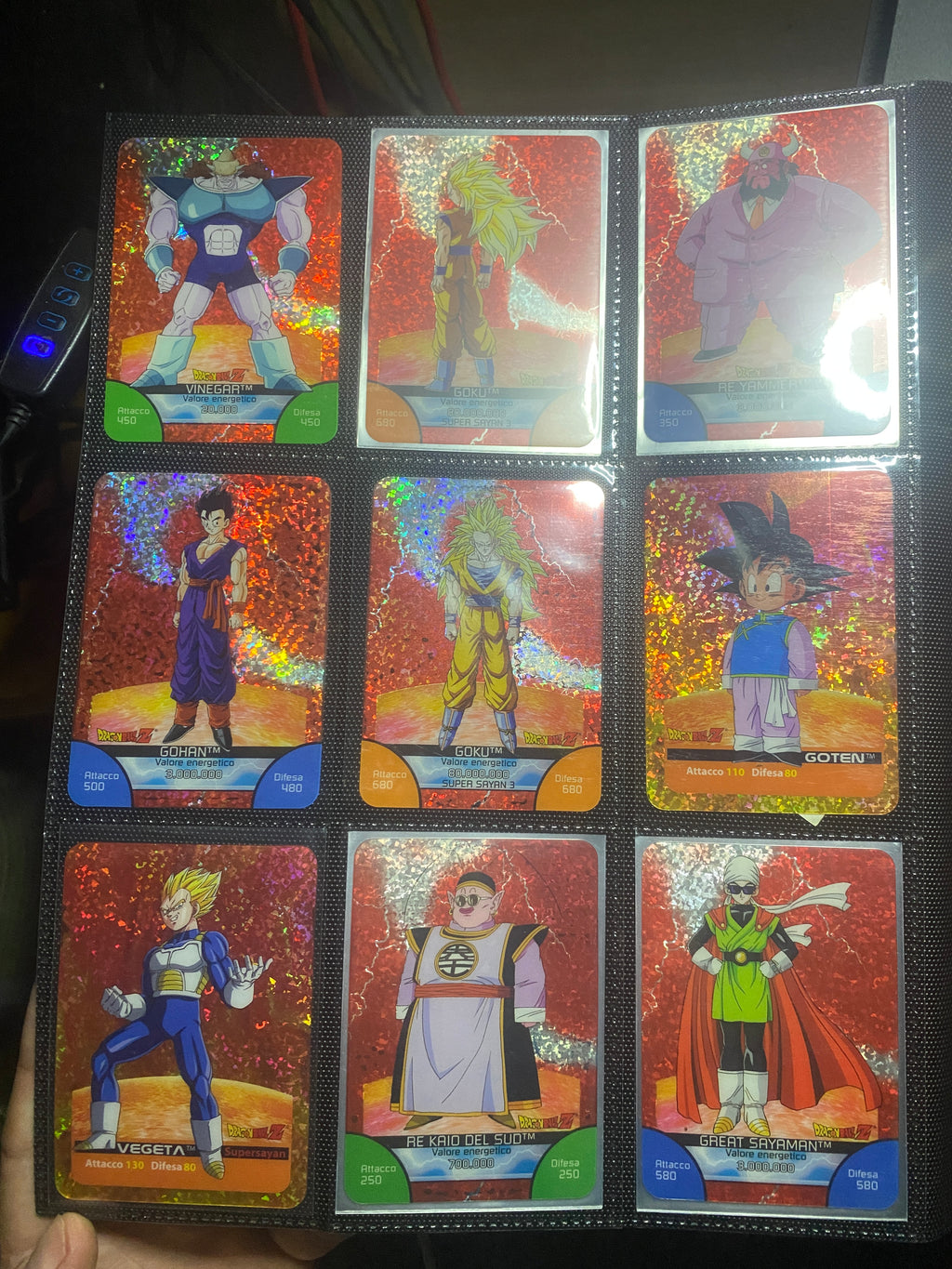 LOTTO DRAGON BALL LAMINCARD NM ITA