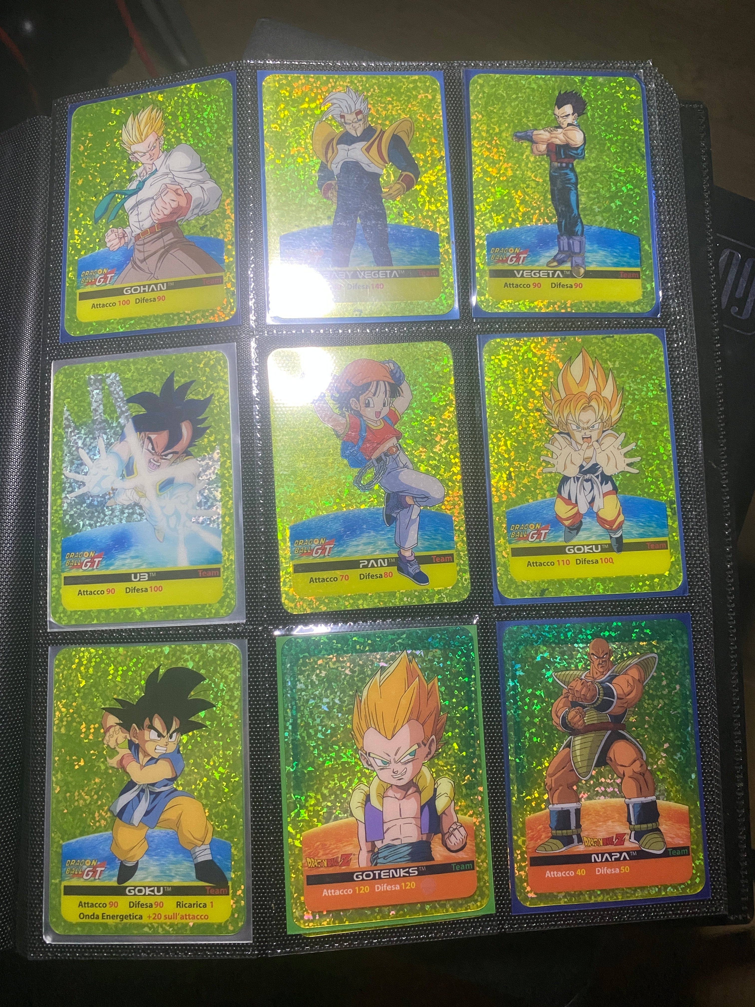 DRAGON BALL LOTTO LAMINCARD ITA NM