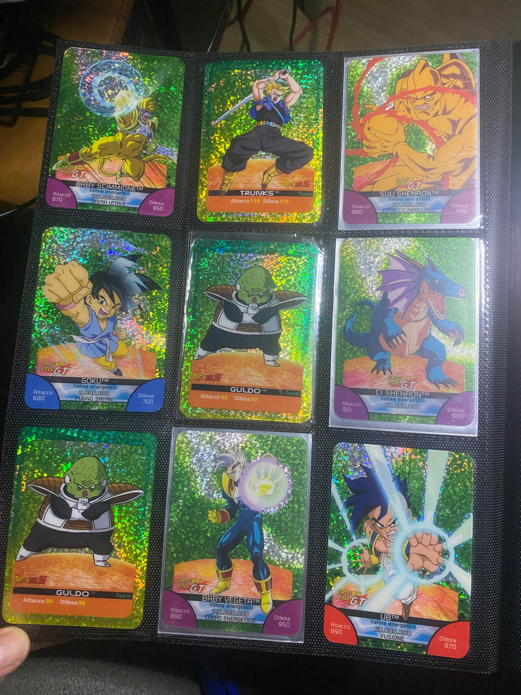 DRAGON BALL LOTTO LAMINCARD ITA NM