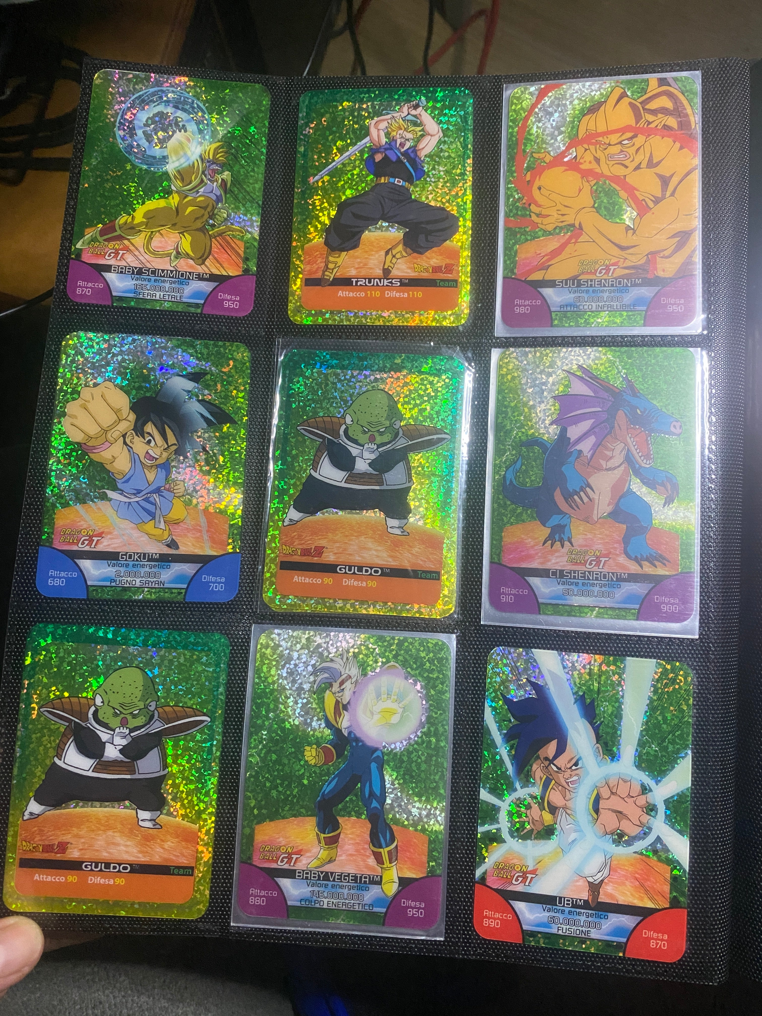 DRAGON BALL LOTTO LAMINCARD ITA NM
