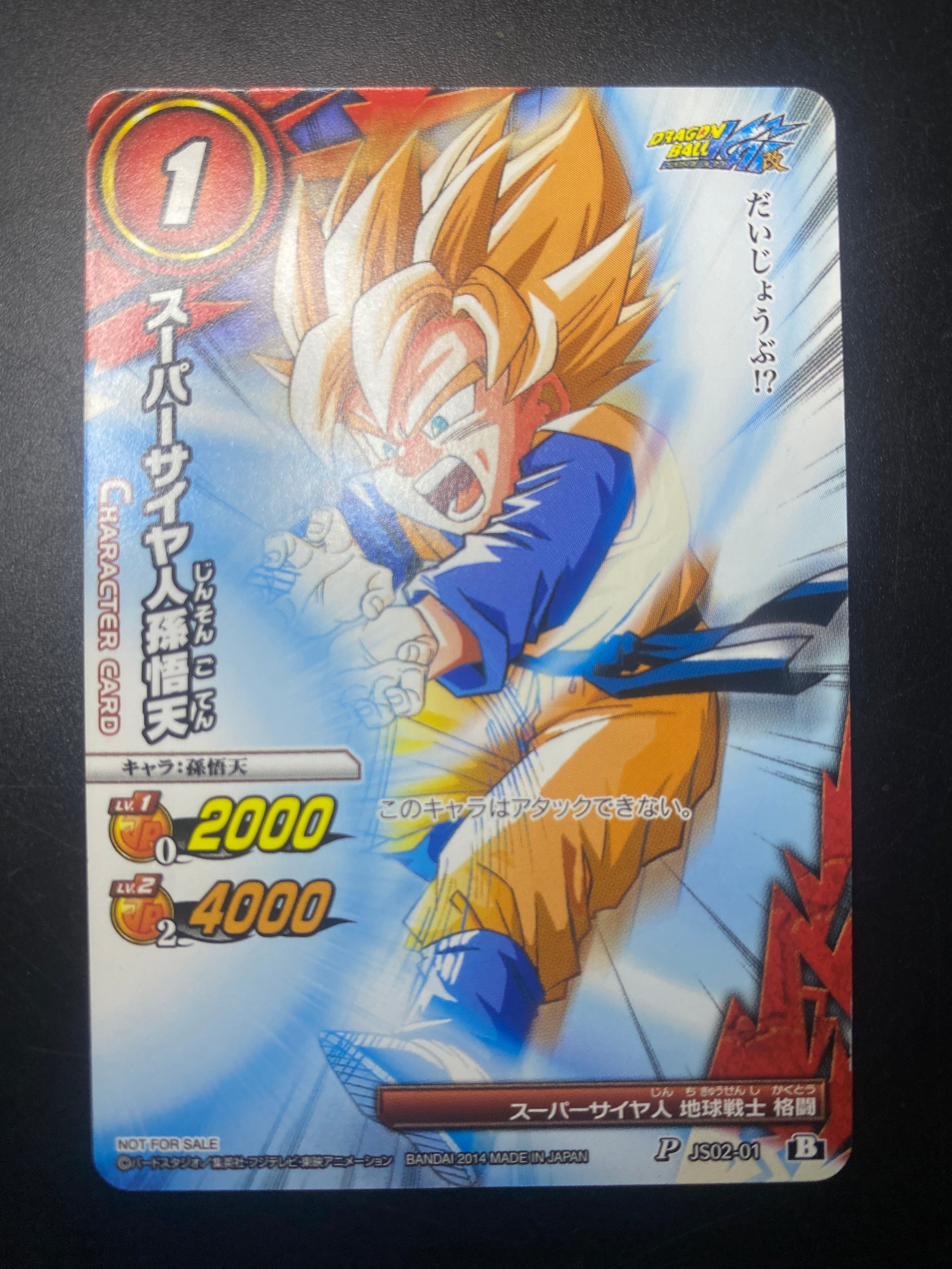 DRAGON BALL CARDASS GOKU JUNIOR EX