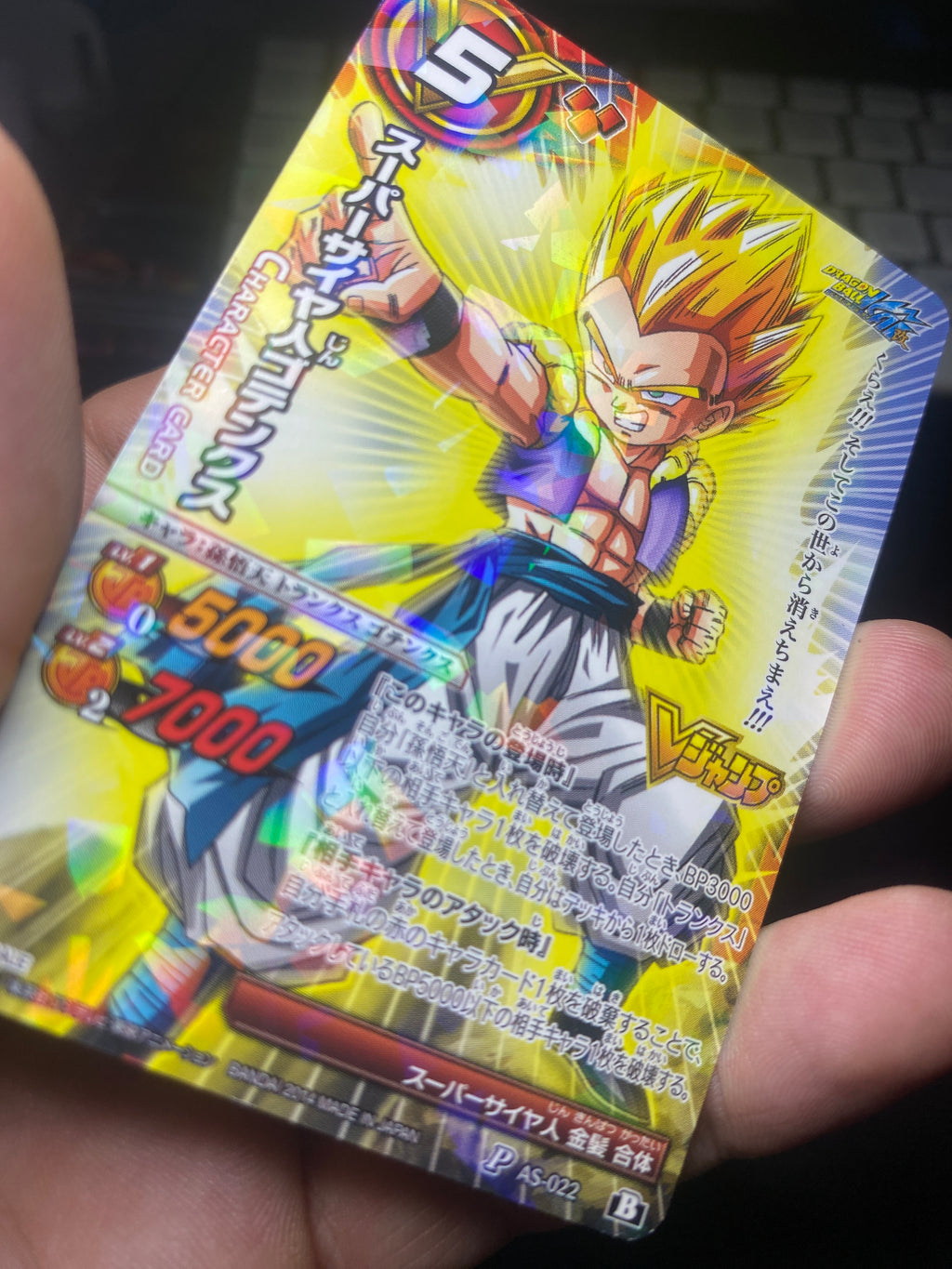 DRAGON BALL CARDASS GOGETA JAP EX