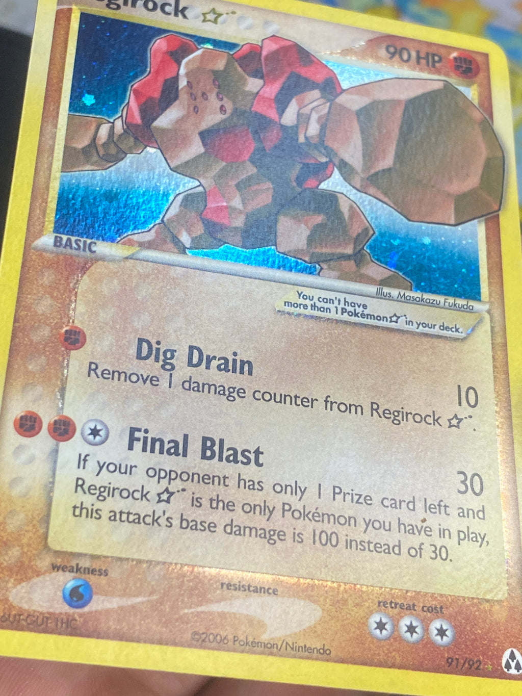 REGIROCK EX LEGGENDA DI HOLON 2006